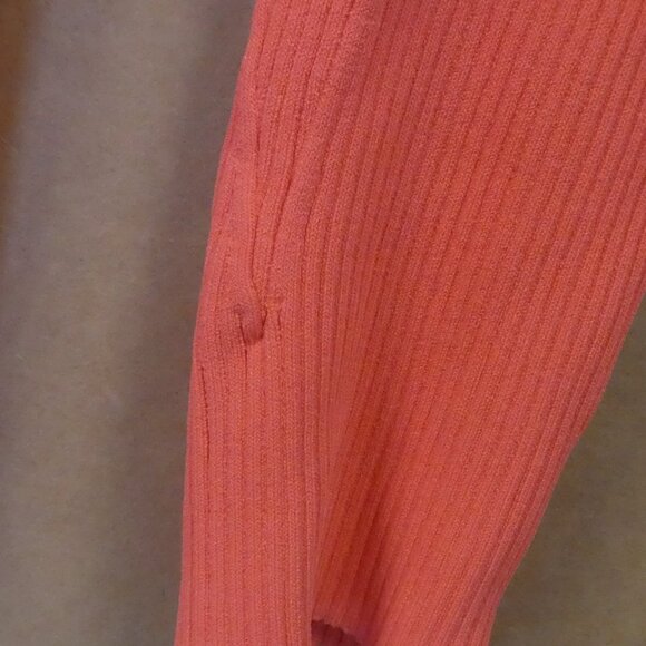 Rag & Bone Asher Vee Cardigan size  Small Petite (crop 3/4) Coral - Picture 3 of 12